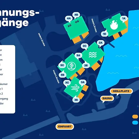 Residenz - Nebelgruss - Seeterrasse - Sauna - Parkplatz Apartament